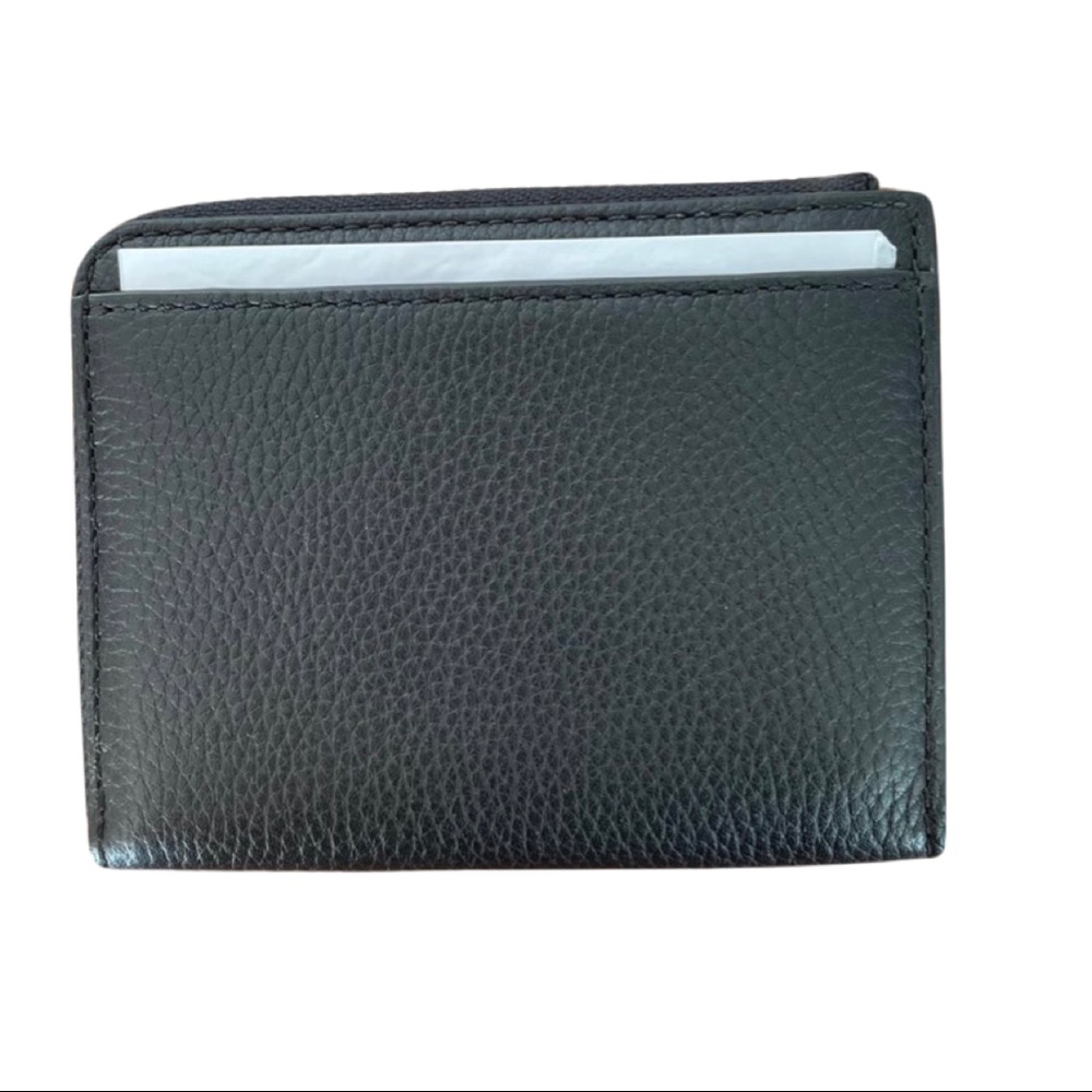 Tory Burch Carter Zip Coin Case - Black 100 - Picture 2 of 3